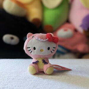 Round 1 San-x Mini Pink Dinosaur Hello Kitty